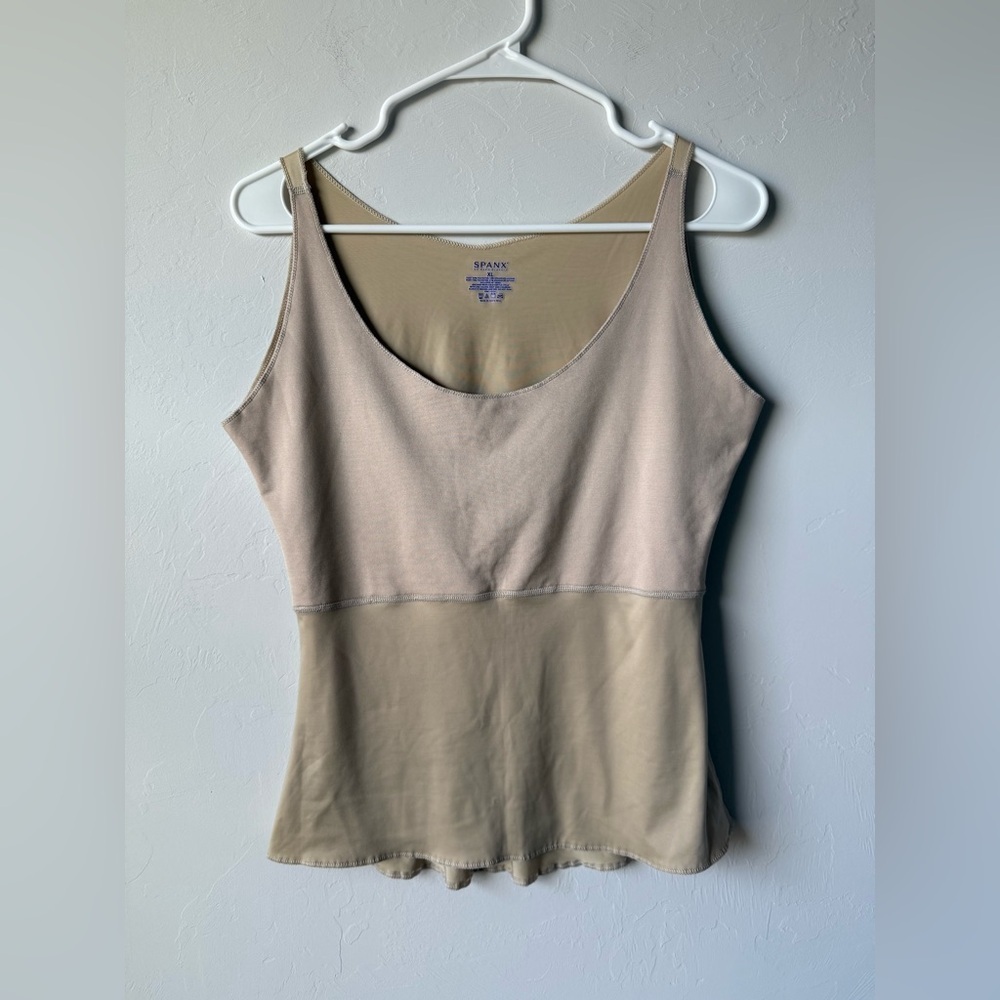 SPANX Cream Shapewear Top